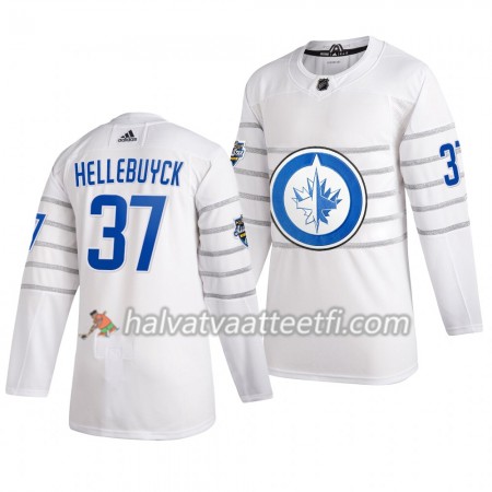 Miesten NHL Winnipeg Jets Pelipaita Connor Hellebuyck 37 Valkoinen 2020 NHL All-Star Adidas Authentic Miesten NHL Winnipeg Jets Pelipaita Connor Hellebuyck 37 Valkoinen 2020 NHL All-Star Adidas Authentic